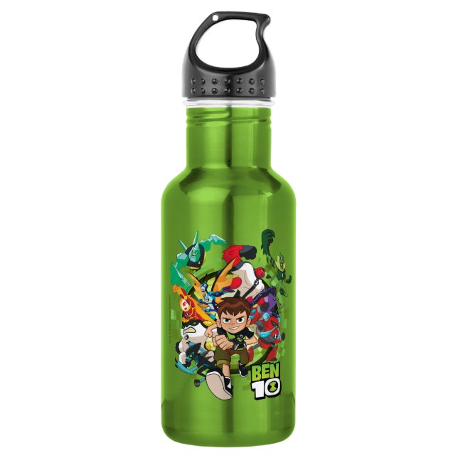 Ben 10 Alien Rush Graphic 532 Ml Water Bottle (Front)