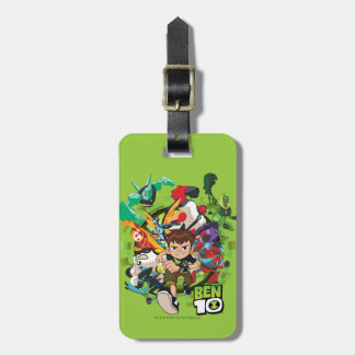 Ben 10 Alien Rush Graphic Luggage Tag