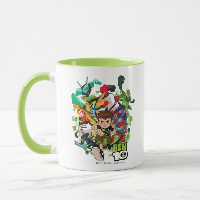 Ben 10 Alien Rush Graphic Mug (Left)