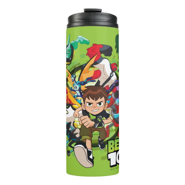 Ben 10 Alien Rush Graphic Thermal Tumbler (Front)