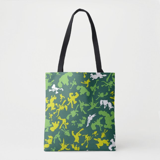 Ben 10 Alien Shape Pattern Tote Bag (Front)