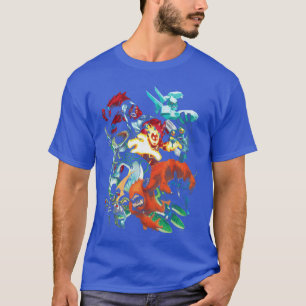 Ben 10 Colorful Alien Poses Collage Cartoon family T-Shirt