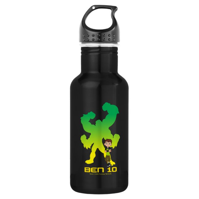 Ben 10 & Four Arms Shadow 532 Ml Water Bottle (Front)