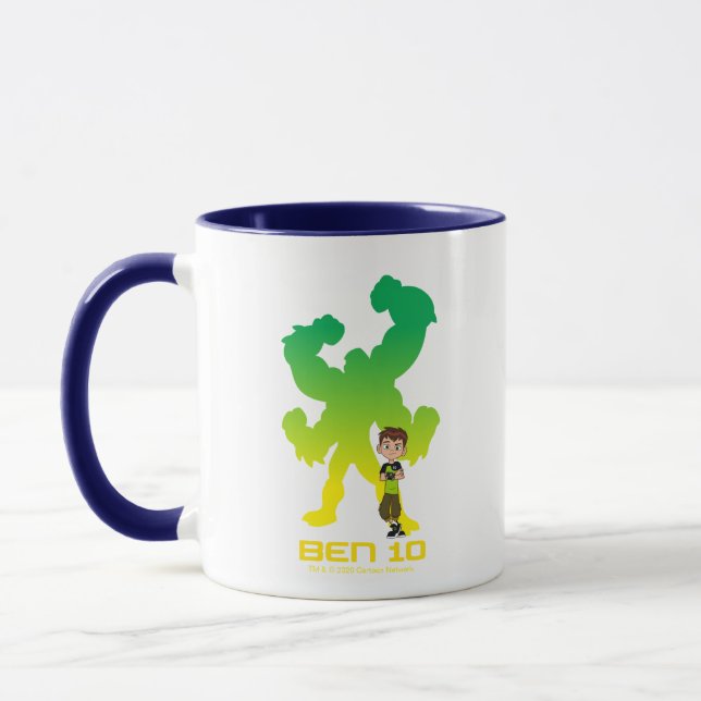 Ben 10 & Four Arms Shadow Mug (Left)