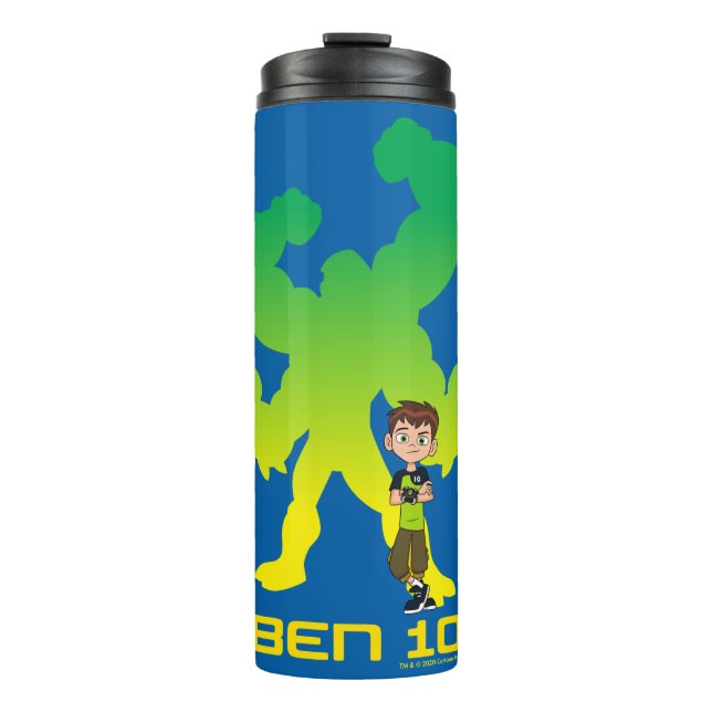 Ben 10 & Four Arms Shadow Thermal Tumbler (Front)