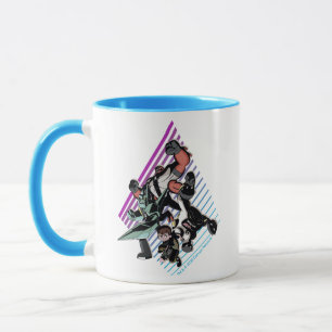 Ben 10 Retro Alien Group Graphic Mug
