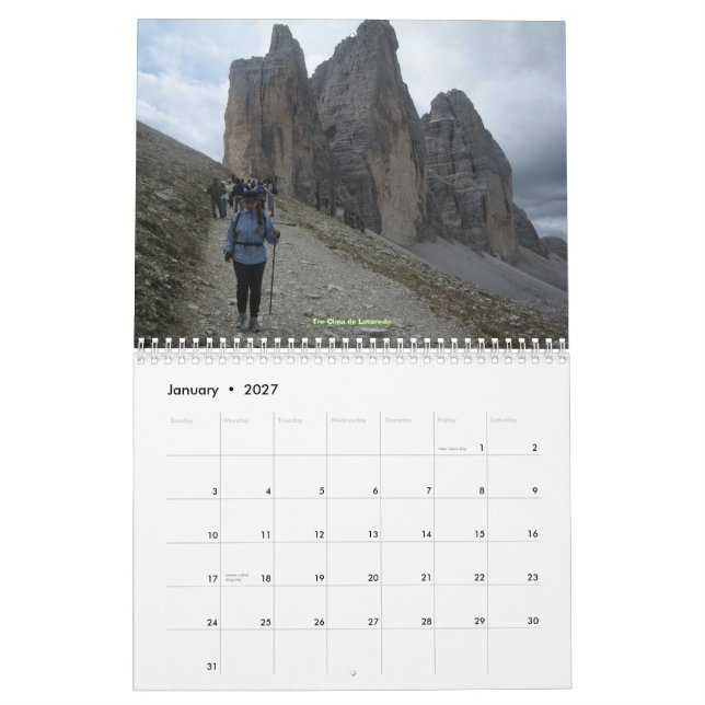 Ben and Sherie's 2008 Italy Calendar (Jan 2027)