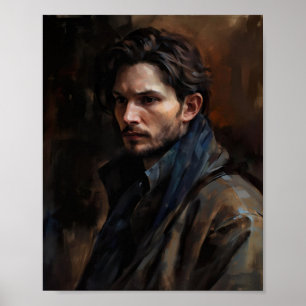 Ben Barnes Oil Painting Darkling Kirigan Poster