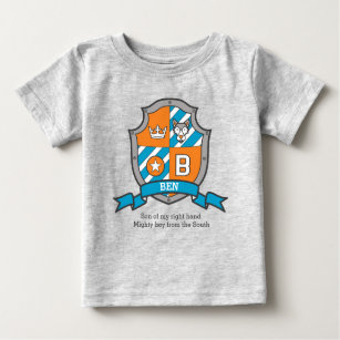 Ben boys B name & meaning knights shield dog Baby T-Shirt