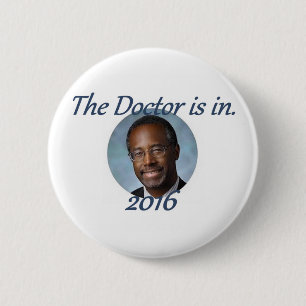 Ben CARSON 2016 6 Cm Round Badge