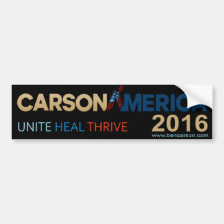 Ben Carson 2016 Bumper Sticker