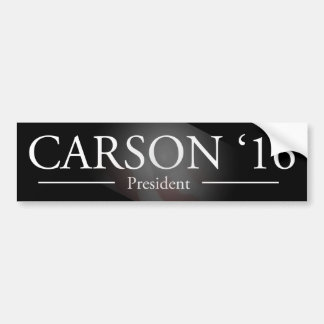 Ben Carson for President Bumper Sticker