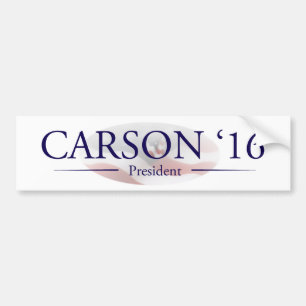 Ben Carson for President Gifts Bumper Sticker