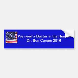 Ben Carson in 2016! Bumper Sticker
