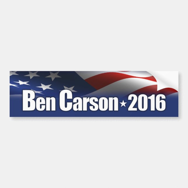 Ben Carson - President 2016 Bumper Sticker (Front)