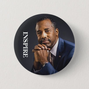 Ben Carson President 2016 INSPIRE 6 Cm Round Badge
