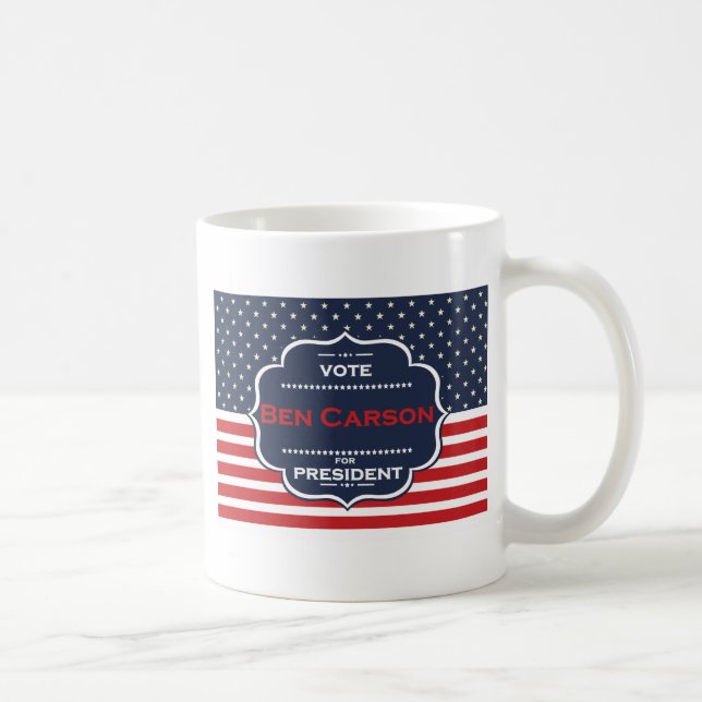 ben carson president coffee mug (Right)