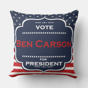 ben carson president cushion