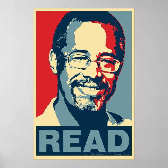 Ben Carson "Read Obama Parody Poster (Front)