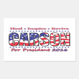 Ben Carson Rectangular Sticker