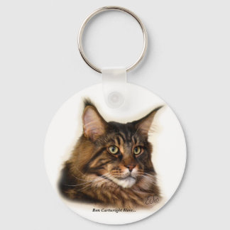 Ben Cartwright Here... Maine Coon Cat keychain