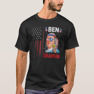 Ben Drankin 4th Of July Benjamin Franklin Men Amer T-Shirt