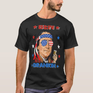Ben Drankin 4th Of July Benjamin Franklin Men Amer T-Shirt