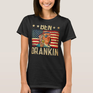 Ben Drankin 4th Of July Benjamin Franklin Men Amer T-Shirt