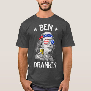 Ben Drankin 4th of July Benjamin Franklin Men T-Shirt