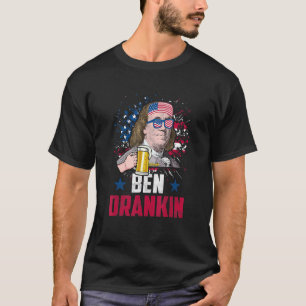 Ben Drankin 4th Of July Benjamin Franklin Men Wome T-Shirt