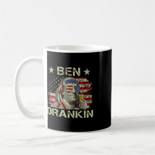 Ben Drankin Benjamin Franklin 4th Of July Funny Dr Coffee Mug