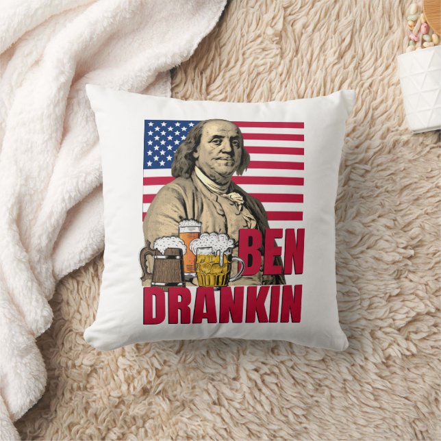 BEN DRANKIN July 4th Cushion (Blanket)