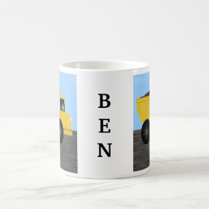 Ben Dump Truck Personalised Name Mug