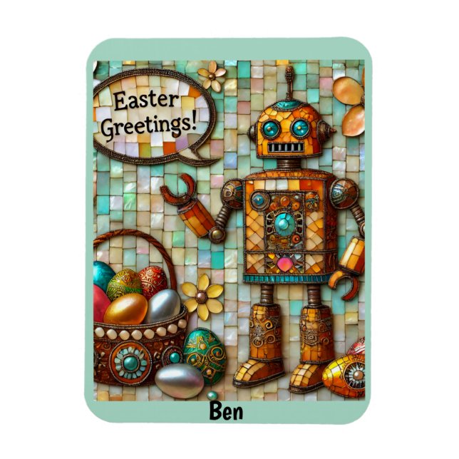 BEN ~ EASTER GREETINGS ~ MAGNET (Vertical)