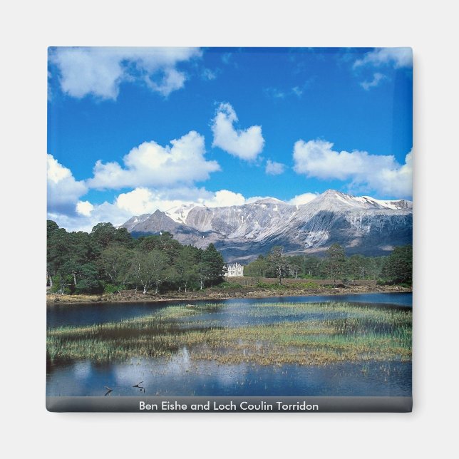 Ben Eishe and Loch Coulin Torridon Magnet (Front)