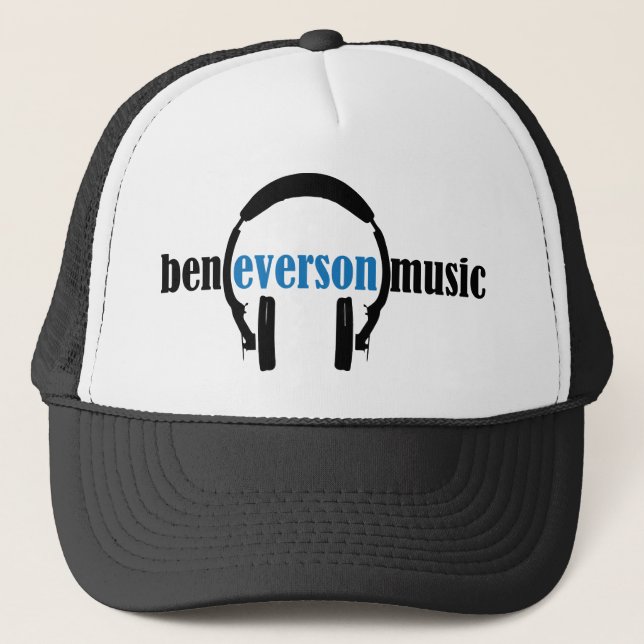 Ben Everson Music logo looks classic! Trucker Hat (Front)