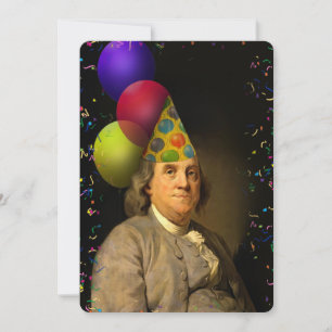 Ben Franklin Birthday Party Invitation