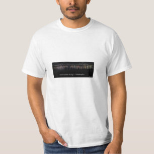 Ben Franklin Bridge at Night T-Shirt