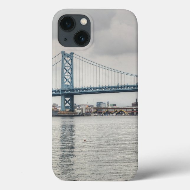 Ben Franklin Bridge Case-Mate iPhone Case (Back)