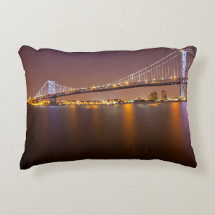 Ben Franklin Bridge Decorative Cushion