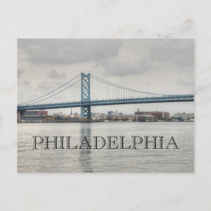 Ben Franklin Bridge Postcard