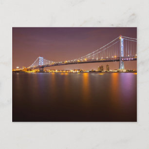 Ben Franklin Bridge Postcard