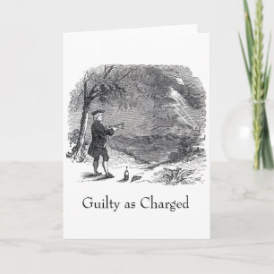Ben Franklin Guilty as Charged Card