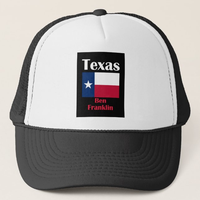 Ben Franklin TX Trucker Hat (Front)