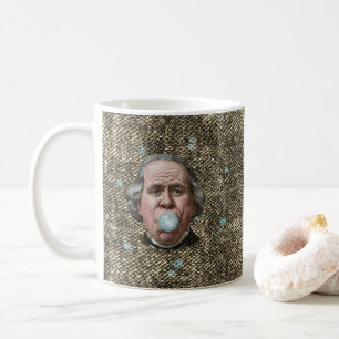 Ben Franklin with bubble gum   T-Shirt Coffee Mug