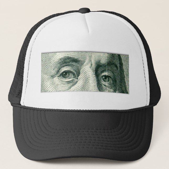 Ben Franklin's Eyes Trucker Hat (Front)