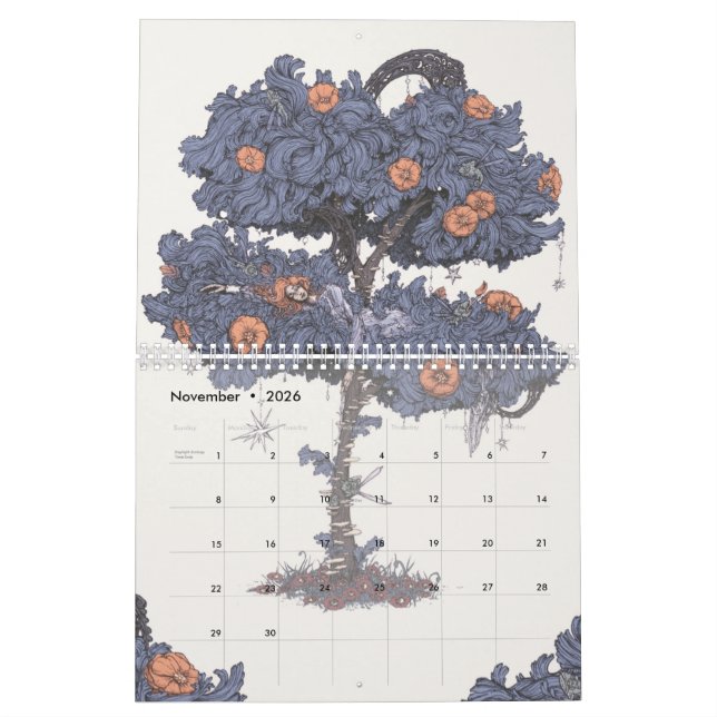 Ben Geiger's art of 2021 Calendar (Nov 2026)