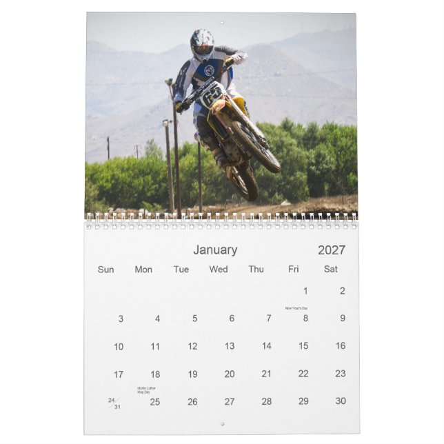Ben Ingram - Motomontage.com Calendar (Jan 2027)