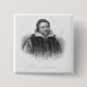 Ben Jonson 15 Cm Square Badge