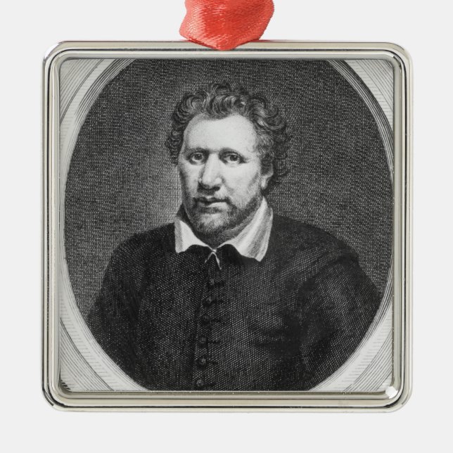 Ben Jonson Metal Tree Decoration (Front)